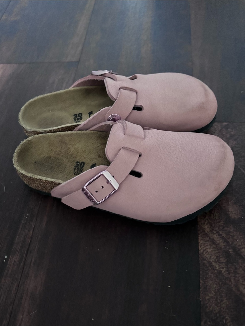 Birkenstock Kids Pink Slip-On Buckle Clog size 12 guc minor front scuff